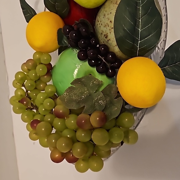 Hand Crafted multicolor centerpiece faux fruit artificial floral decor handmade - Picture 10 of 17